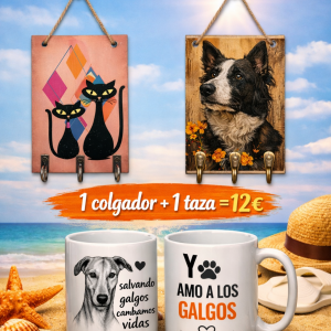 Pack oferta Verano: Taza + Colgador Personalizados