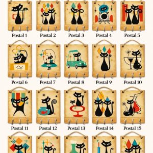 Colgadores Artesanales llaves/correas (SERIE 3)